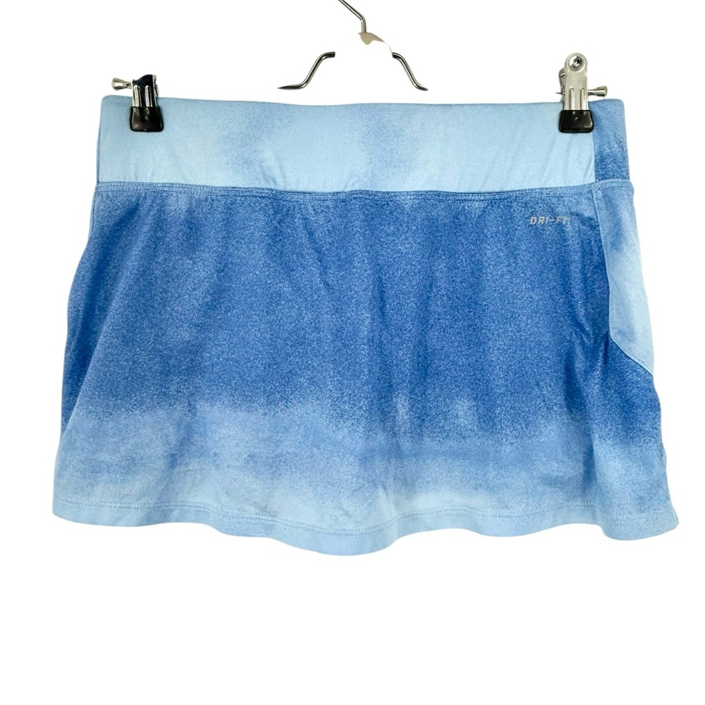 Nike Dri-FIT Blue Ombré Active Skort Running Tennis Golf Athletic Skirt, M - Picture 4 of 9